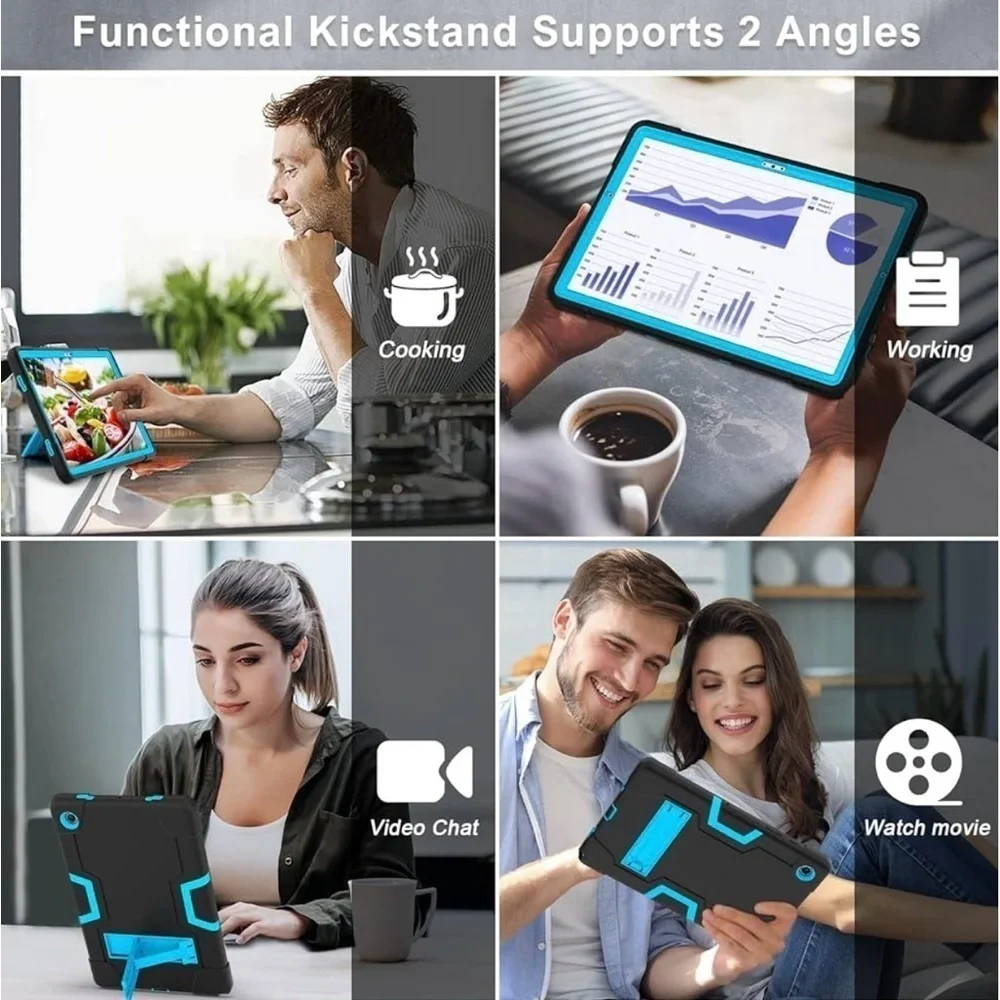 Galaxy Tab A8 Case for Samsung A8 10.5 Tablet Case with Screen Protector
